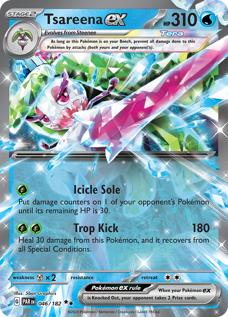 Tsareena ex (046/182) [Scarlet & Violet: Paradox Rift] | Exor Games Truro