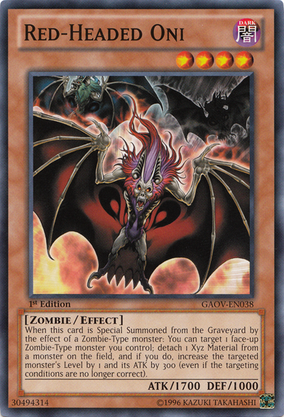 Red-Headed Oni [GAOV-EN038] Common | Exor Games Truro
