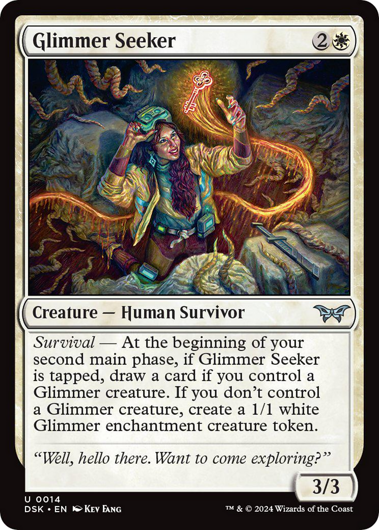 Glimmer Seeker [Duskmourn: House of Horror] | Exor Games Truro