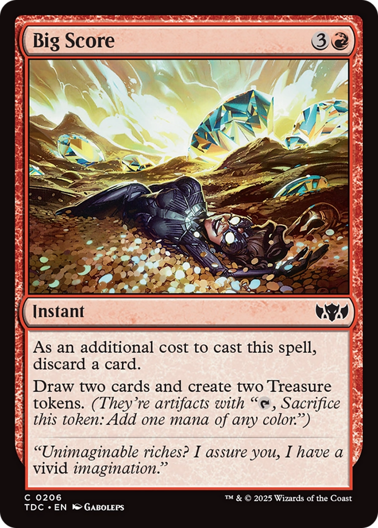 Big Score [Tarkir: Dragonstorm Commander] | Exor Games Truro