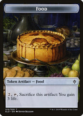 Goat // Food (15) Double-Sided Token [Throne of Eldraine Tokens] | Exor Games Truro