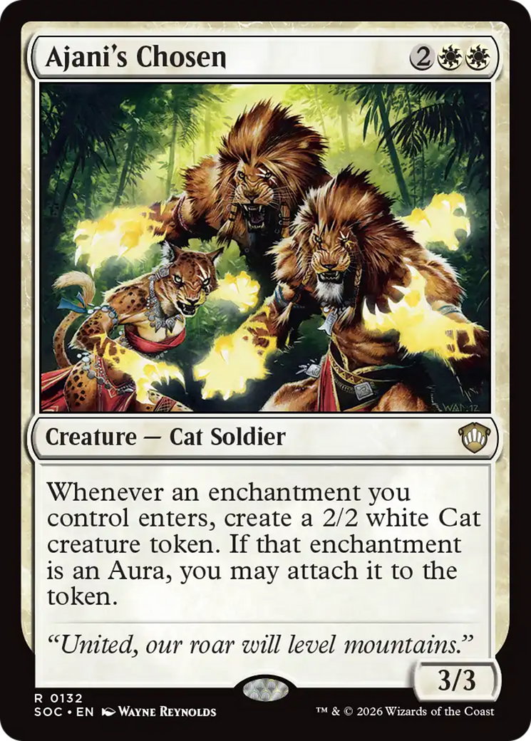 Ajani's Chosen [Secrets of Strixhaven Commander] | Exor Games Truro