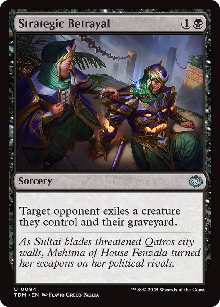 Strategic Betrayal [Tarkir: Dragonstorm] | Exor Games Truro