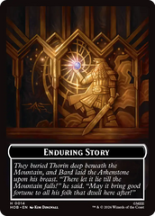 On an Adventure // Enduring Story Double Sided Token [The Hobbit Tokens] | Exor Games Truro