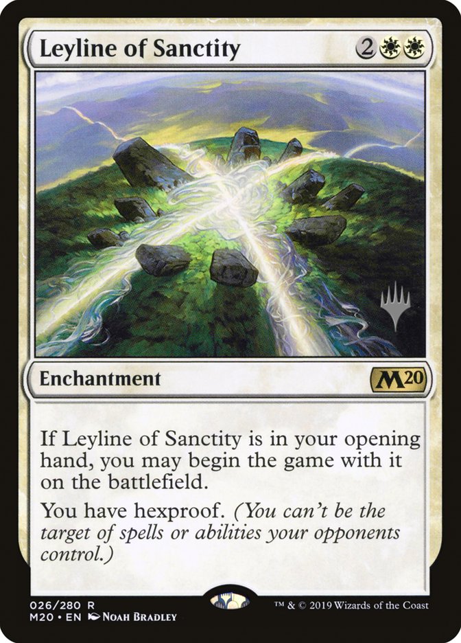 Leyline of Sanctity (Promo Pack) [Core Set 2020 Promos] | Exor Games Truro