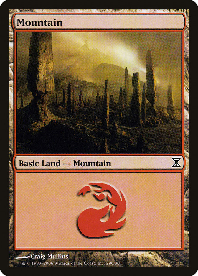 Mountain (296) [Time Spiral] | Exor Games Truro
