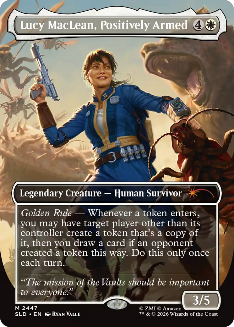 Lucy MacLean, Positively Armed [Secret Lair Drop Series] | Exor Games Truro
