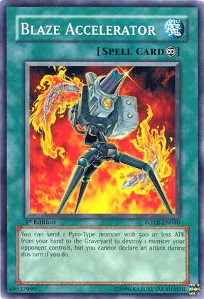 Blaze Accelerator [FOTB-EN040] Common | Exor Games Truro
