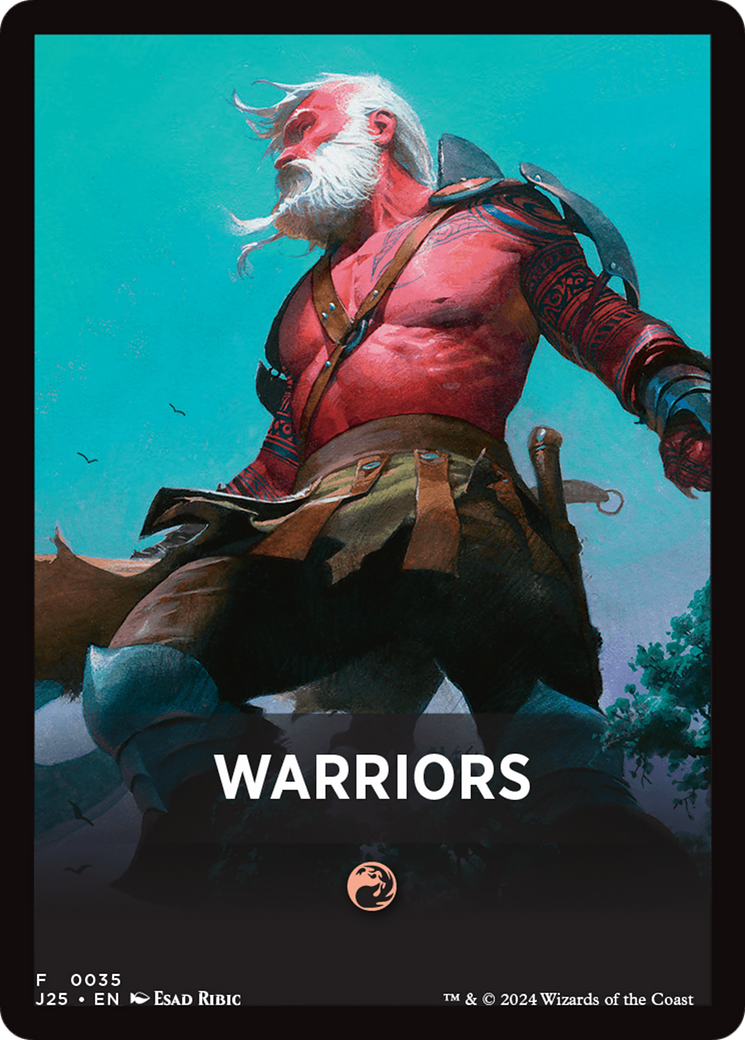 Warriors Theme Card [Foundations Jumpstart Front Cards] | Exor Games Truro