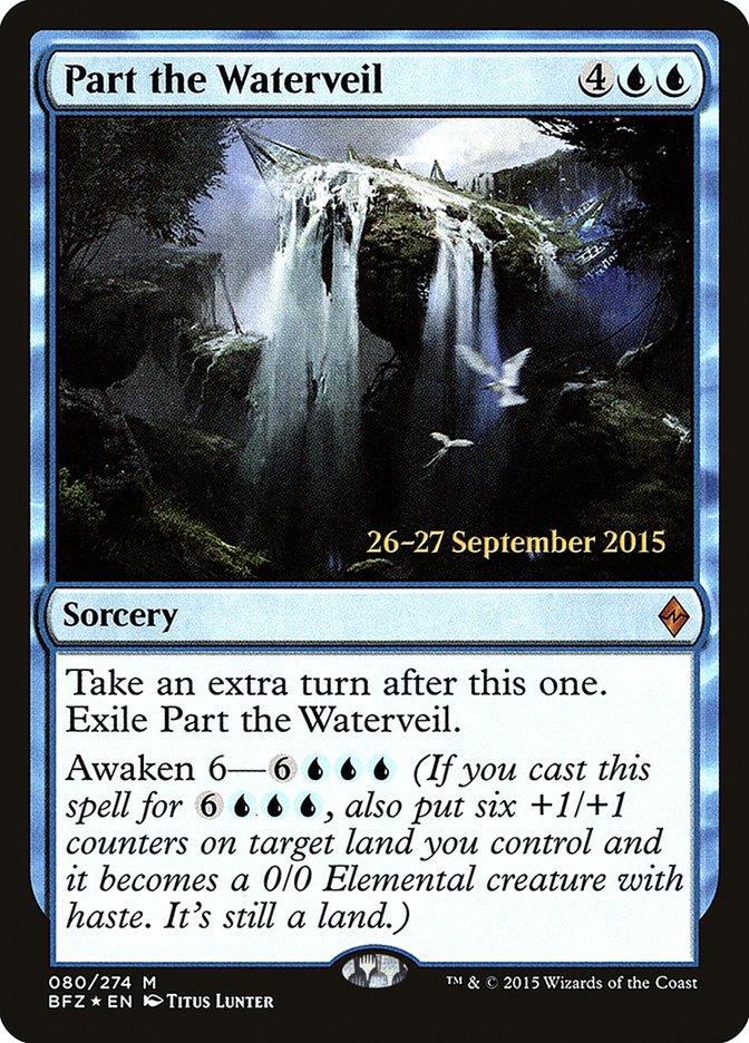 Part the Waterveil [Battle for Zendikar Prerelease Promos] | Exor Games Truro