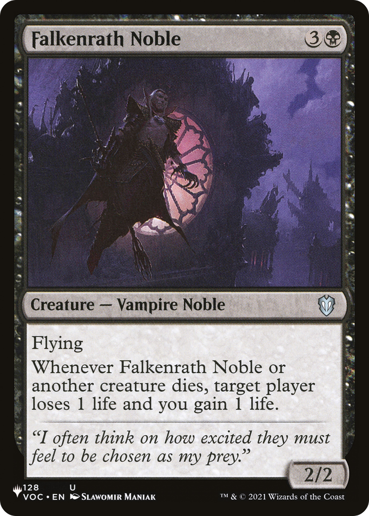 Falkenrath Noble [The List Reprints] | Exor Games Truro