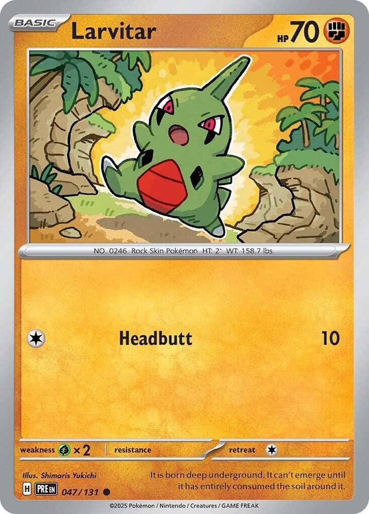 Larvitar (047/131) [Scarlet & Violet: Prismatic Evolutions] | Exor Games Truro