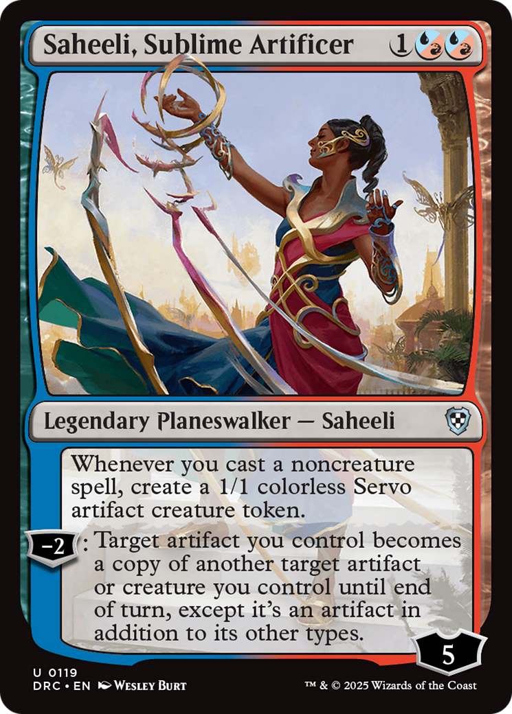 Saheeli, Sublime Artificer [Aetherdrift Commander] | Exor Games Truro