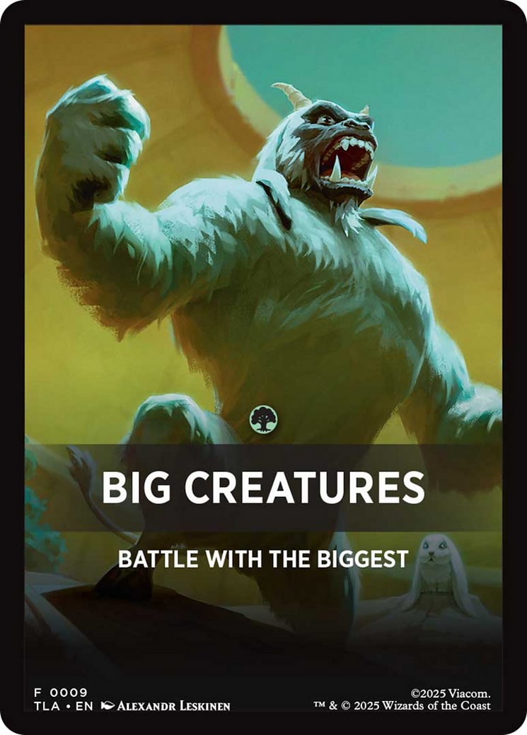 Big Creatures Theme Card [Avatar: The Last Airbender] | Exor Games Truro