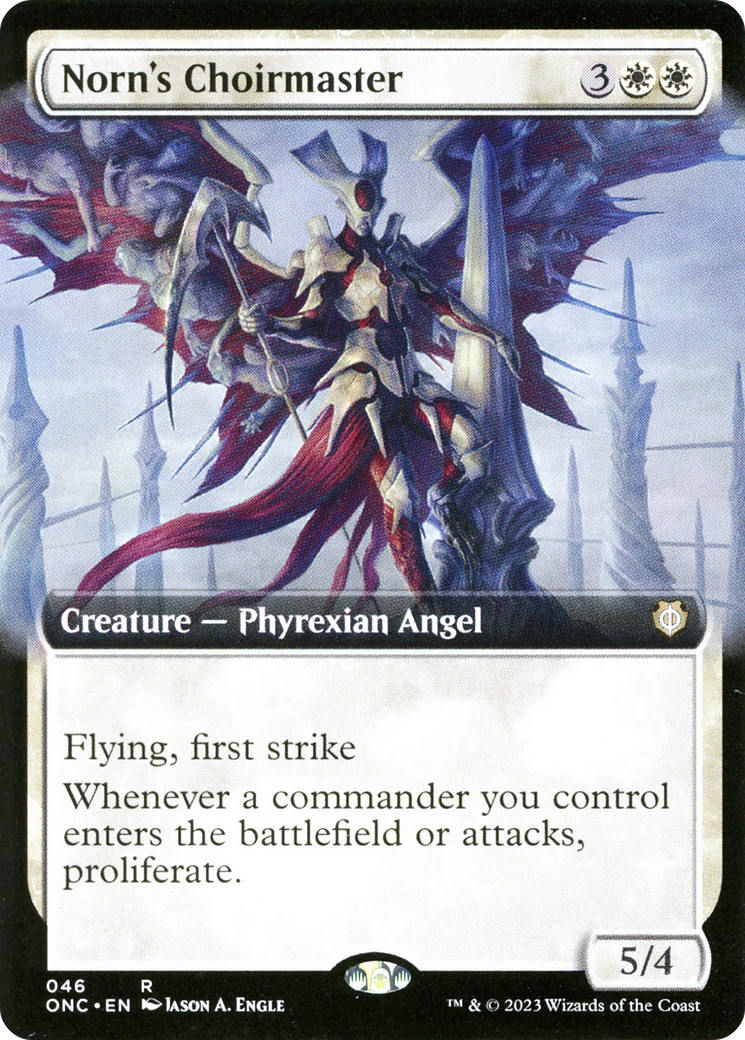 Norn's Choirmaster (Extended Art) [Phyrexia: All Will Be One Commander] | Exor Games Truro