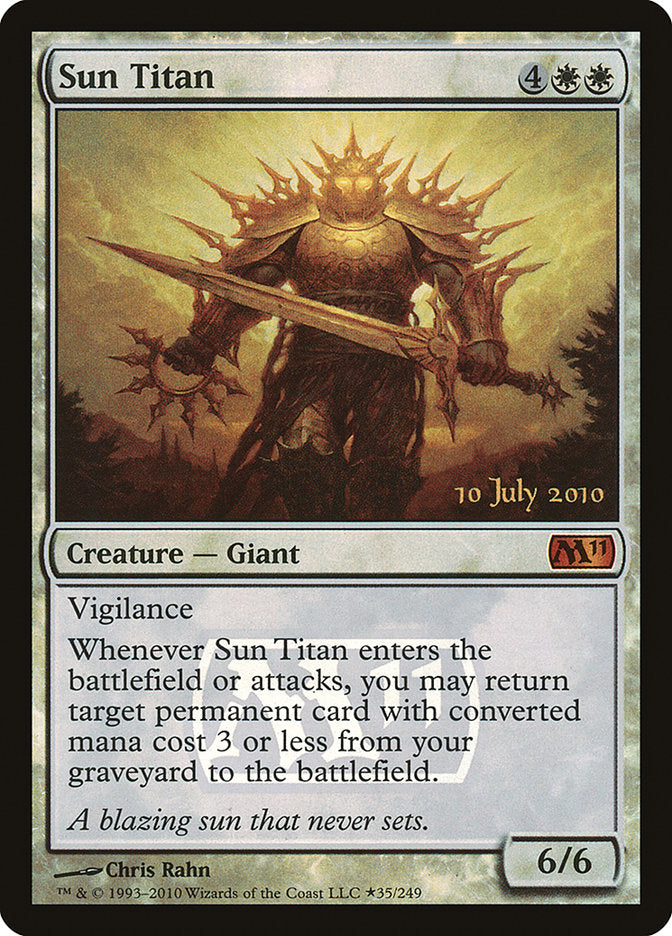 Sun Titan [Magic 2011 Prerelease Promos] | Exor Games Truro