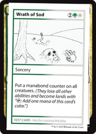 Wrath of Sod (2021 Edition) [Mystery Booster Playtest Cards] | Exor Games Truro