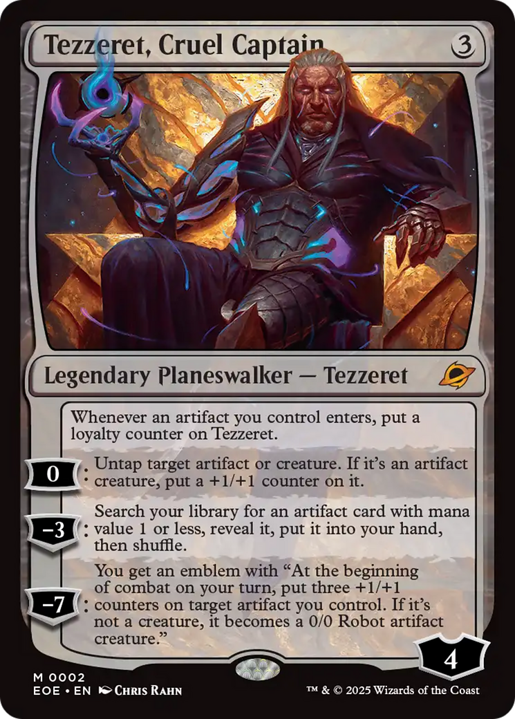 Tezzeret, Cruel Captain [Edge of Eternities] | Exor Games Truro