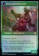 Ulvenwald Oddity // Ulvenwald Behemoth [Innistrad: Crimson Vow Prerelease Promos] | Exor Games Truro
