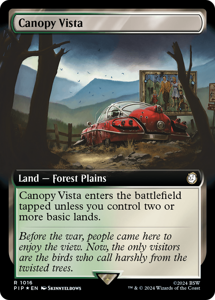 Canopy Vista (Extended Art) (Surge Foil) [Fallout] | Exor Games Truro