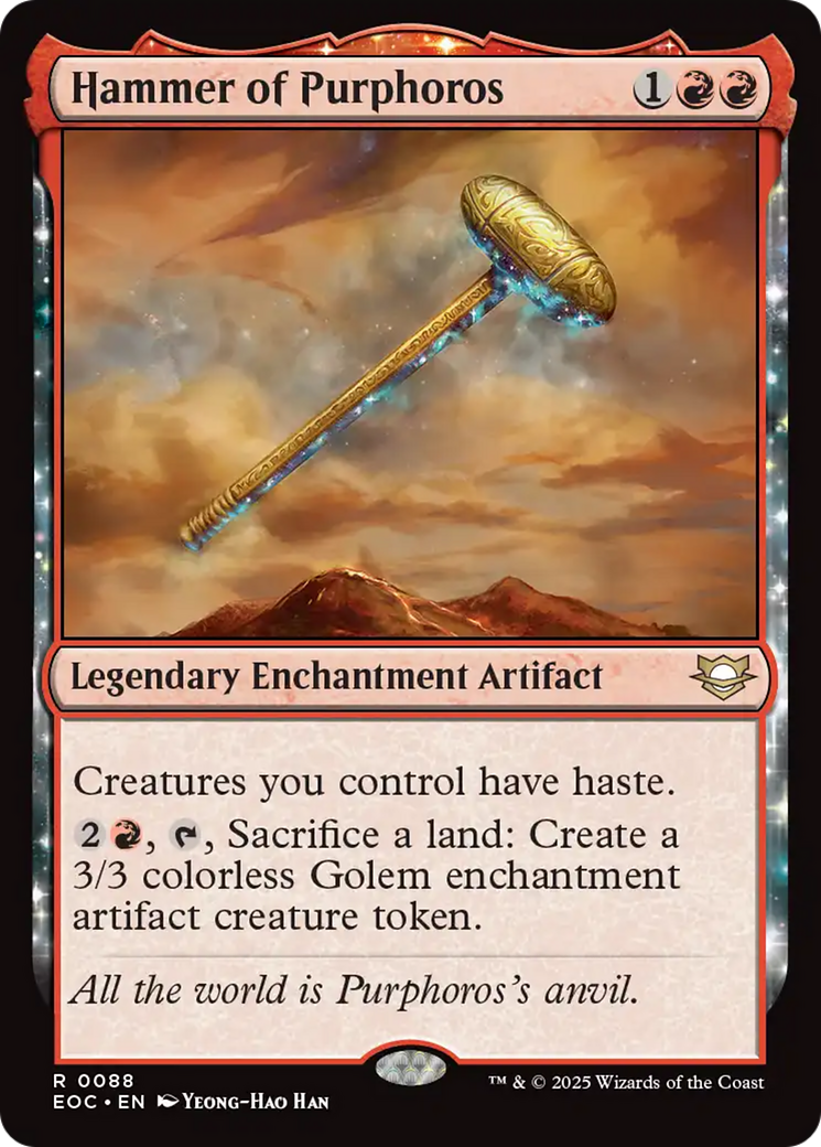 Hammer of Purphoros [Edge of Eternities Commander] | Exor Games Truro