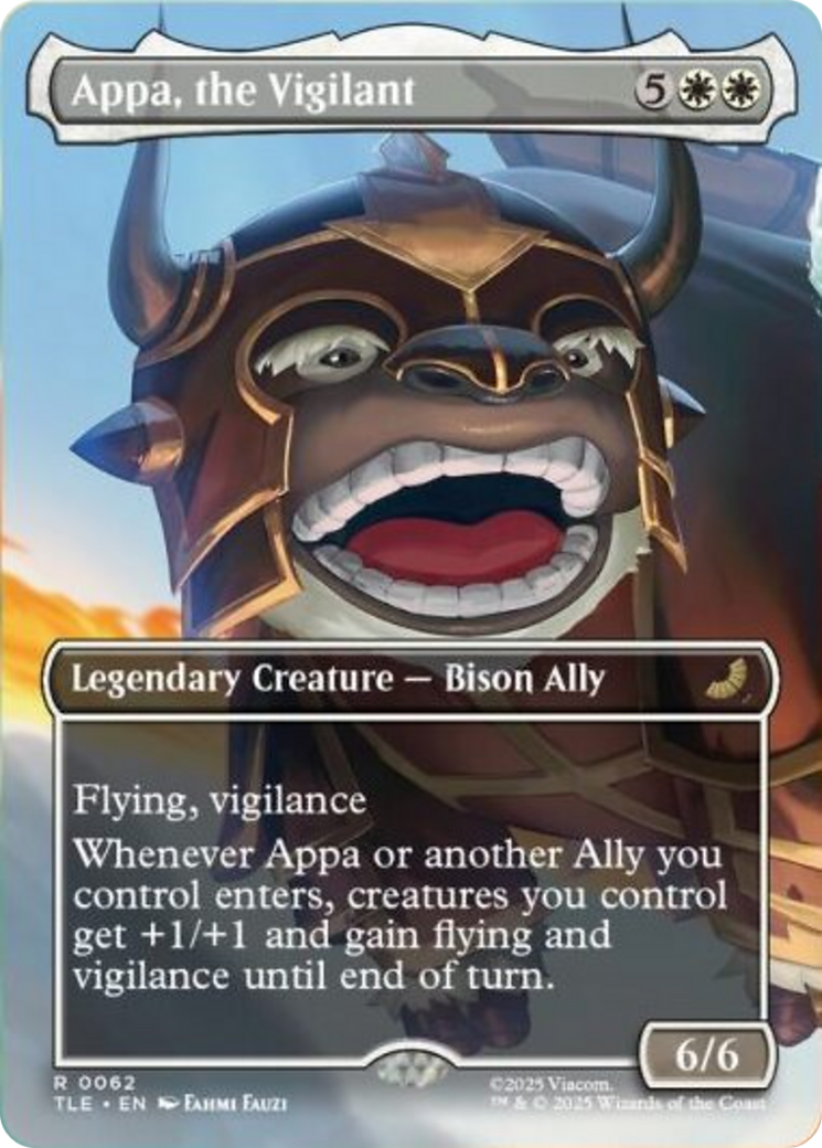 Appa, the Vigilant (Borderless) [Avatar: The Last Airbender: Eternal-Legal] | Exor Games Truro
