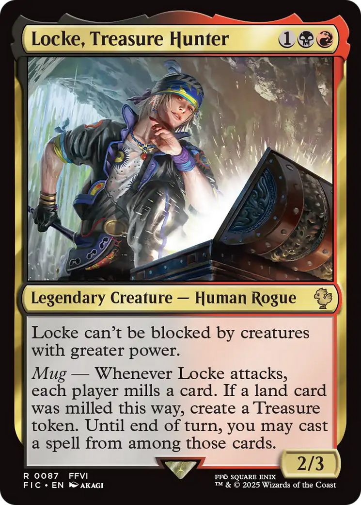 Locke, Treasure Hunter [FINAL FANTASY Commander] | Exor Games Truro