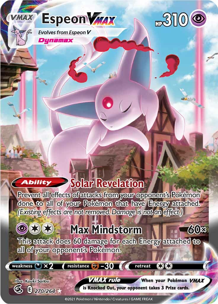 Espeon VMAX (270/264) [Sword & Shield: Fusion Strike] | Exor Games Truro