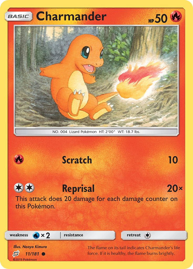 Charmander (11/181) [Sun & Moon: Team Up] | Exor Games Truro