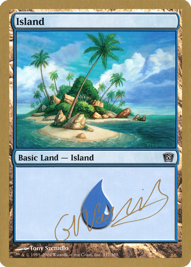 Island (gn337) (Gabriel Nassif) [World Championship Decks 2004] | Exor Games Truro