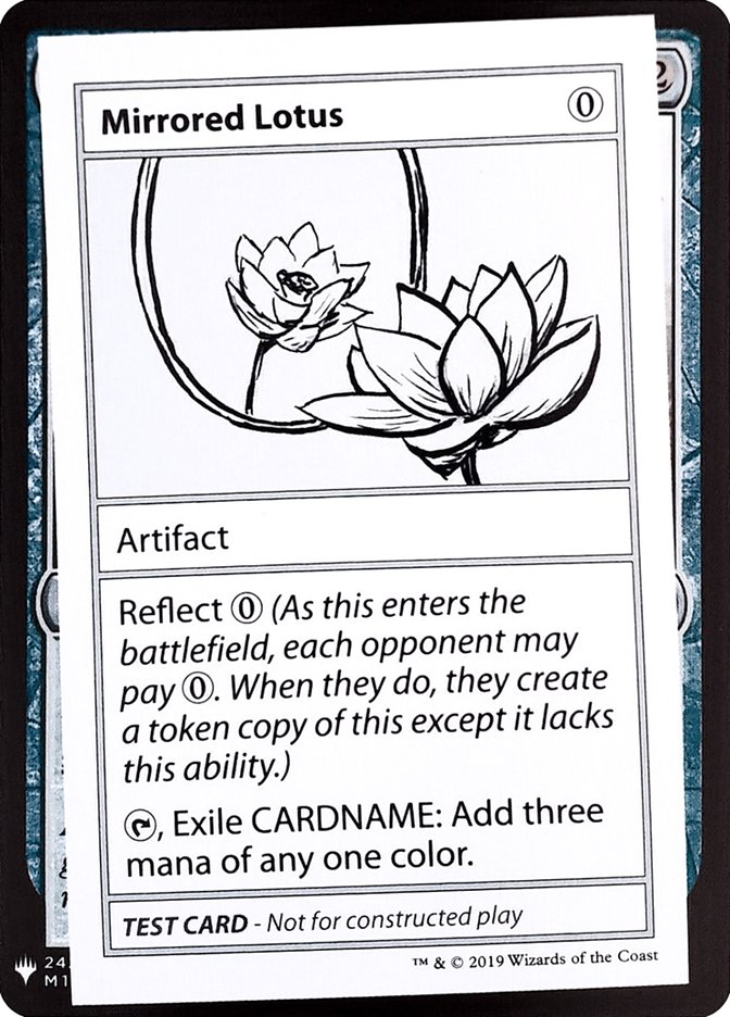 Mirrored Lotus [Mystery Booster Playtest Cards] | Exor Games Truro