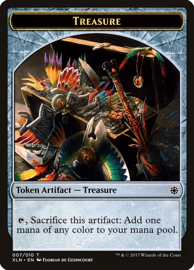 Treasure Token (007/010) [Ixalan Tokens] | Exor Games Truro