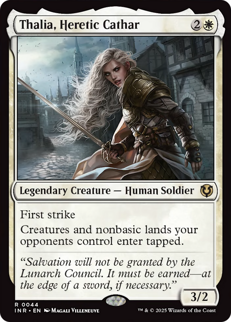 Thalia, Heretic Cathar [Innistrad Remastered] | Exor Games Truro