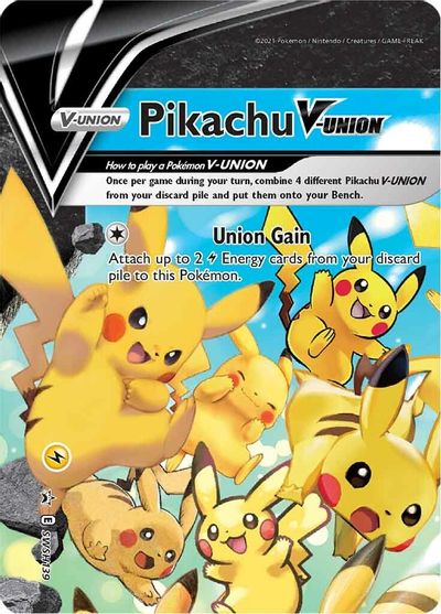 Pikachu V-UNION (SWSH139) (Celebrations) [Sword & Shield: Black Star Promos] | Exor Games Truro