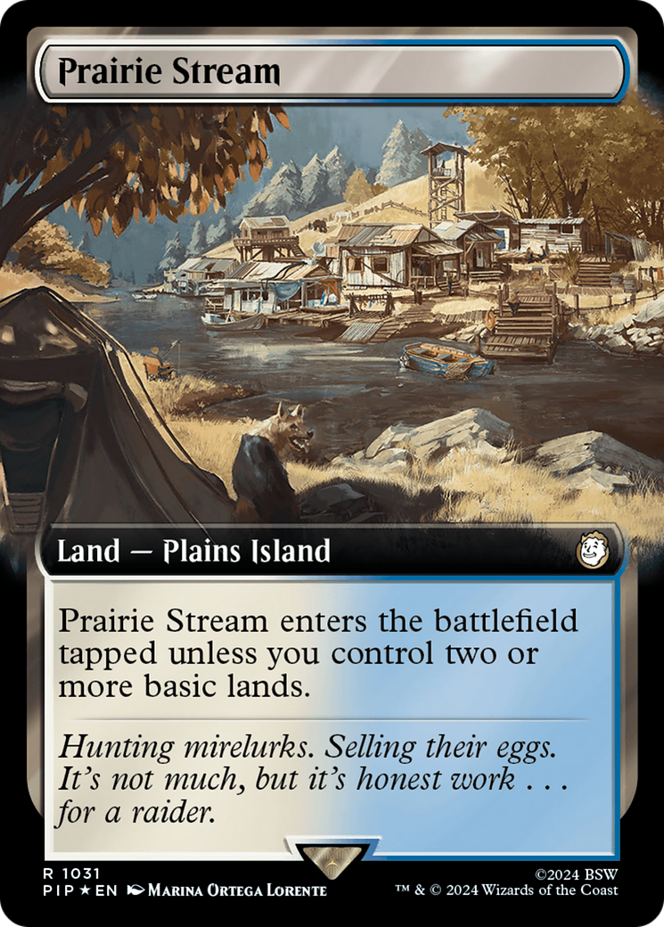 Prairie Stream (Extended Art) (Surge Foil) [Fallout] | Exor Games Truro