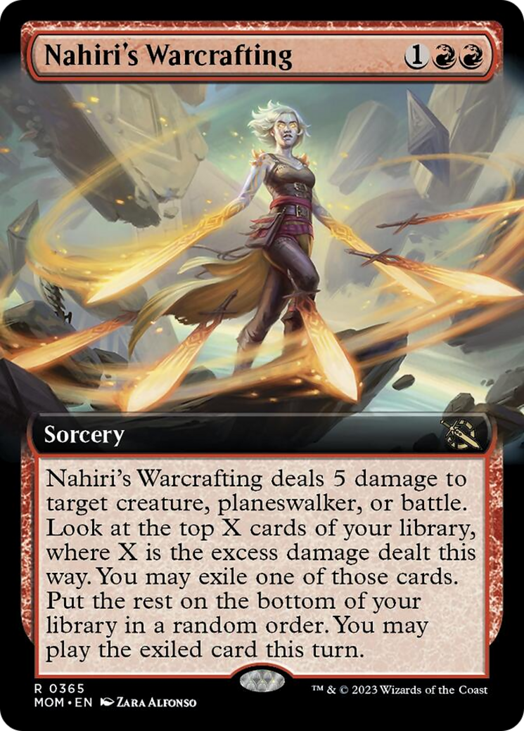 Nahiri's Warcrafting (Extended Art) [March of the Machine] | Exor Games Truro