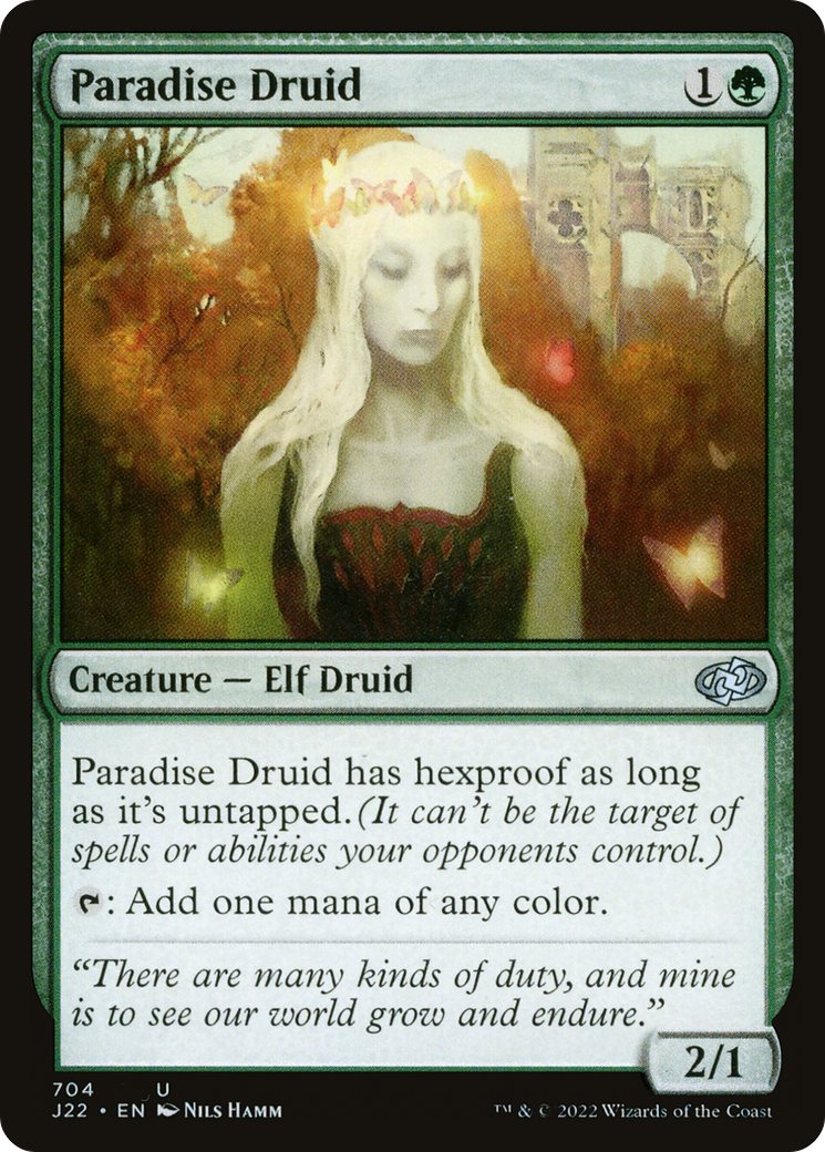 Paradise Druid [Jumpstart 2022] | Exor Games Truro