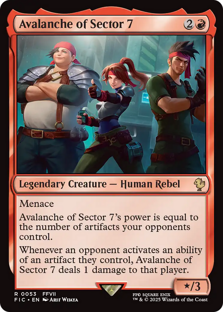 Avalanche of Sector 7 [FINAL FANTASY Commander] | Exor Games Truro