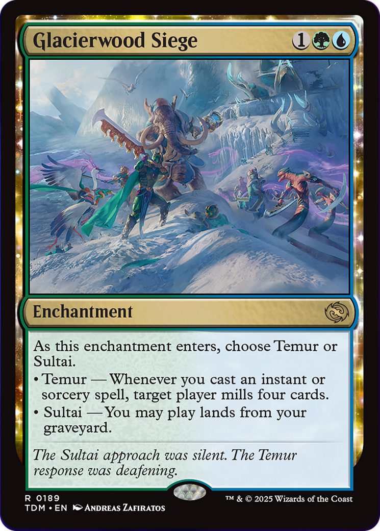 Glacierwood Siege [Tarkir: Dragonstorm] | Exor Games Truro