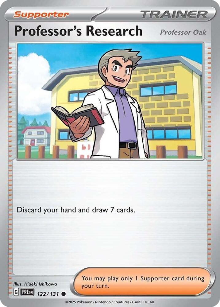 Professor's Research (122/131) [Professor Oak] [Scarlet & Violet: Prismatic Evolutions] | Exor Games Truro