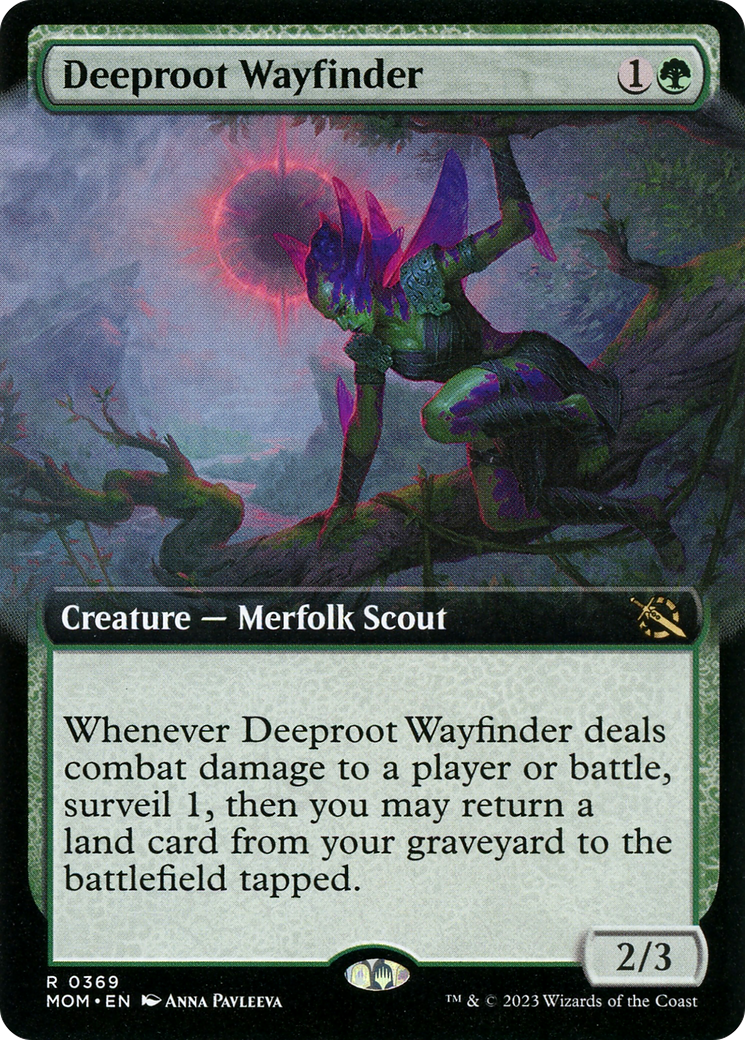 Deeproot Wayfinder (Extended Art) [March of the Machine] | Exor Games Truro