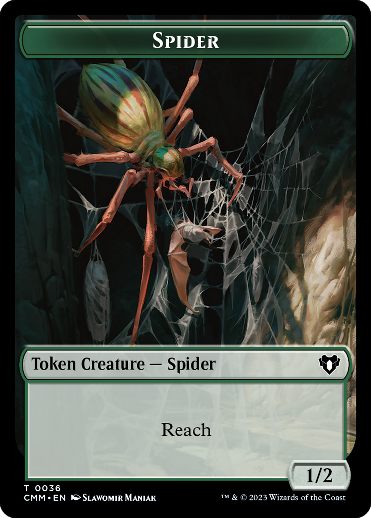 Eldrazi Scion // Spider Double-Sided Token [Commander Masters Tokens] | Exor Games Truro