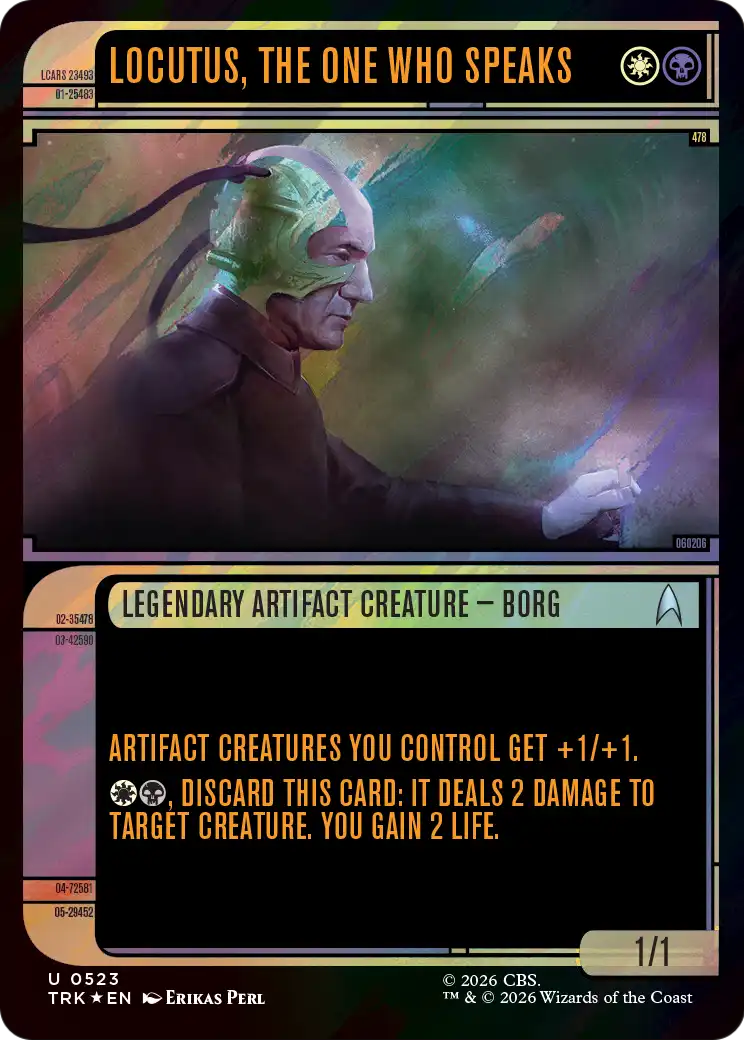Locutus, the One Who Speaks (Showcase) (Surge Foil) [Star Trek] | Exor Games Truro
