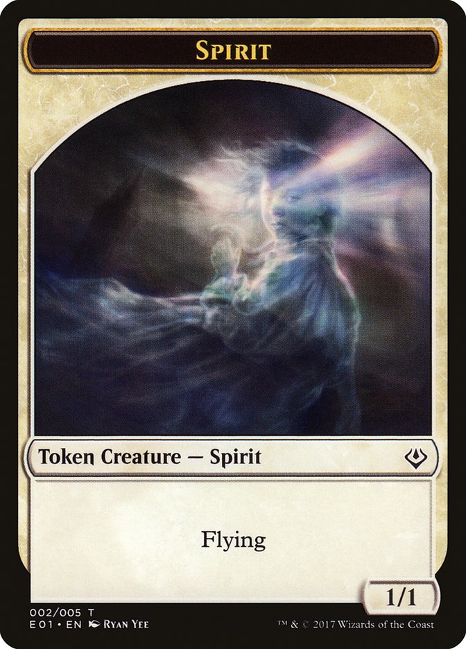 Spirit // Soldier Double-Sided Token [Archenemy: Nicol Bolas Tokens] | Exor Games Truro