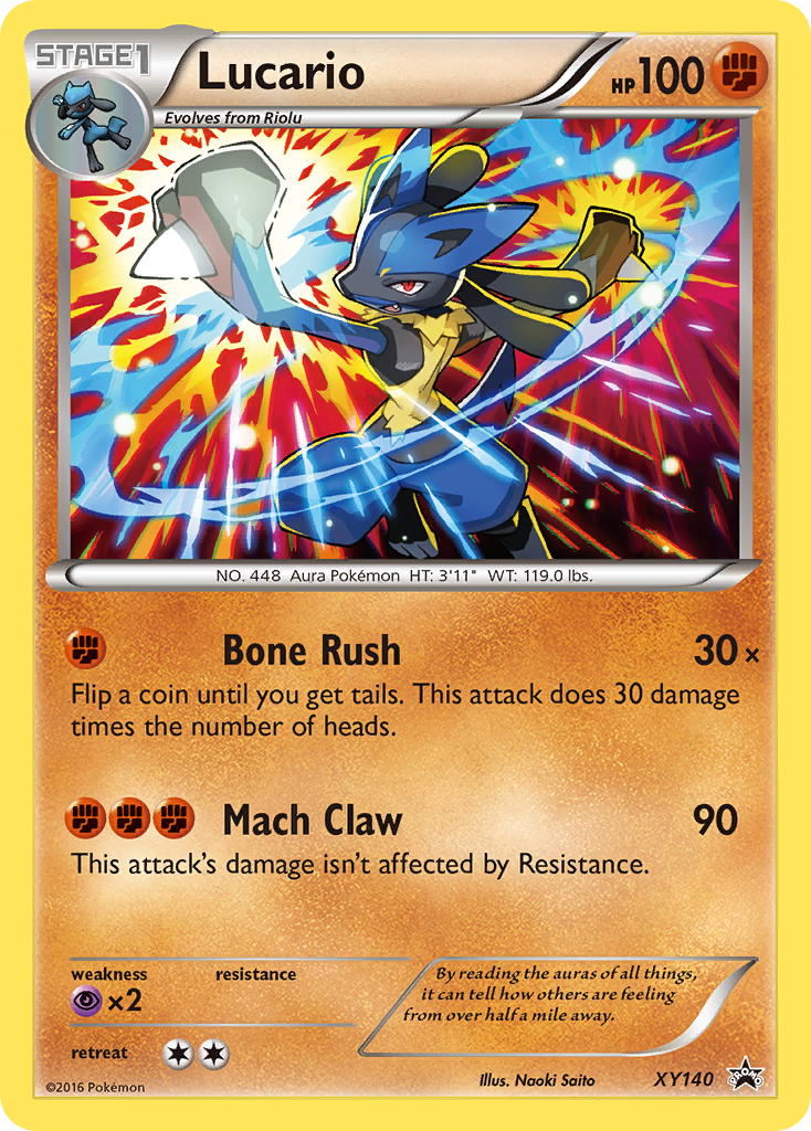 Lucario (XY140) [XY: Black Star Promos] | Exor Games Truro