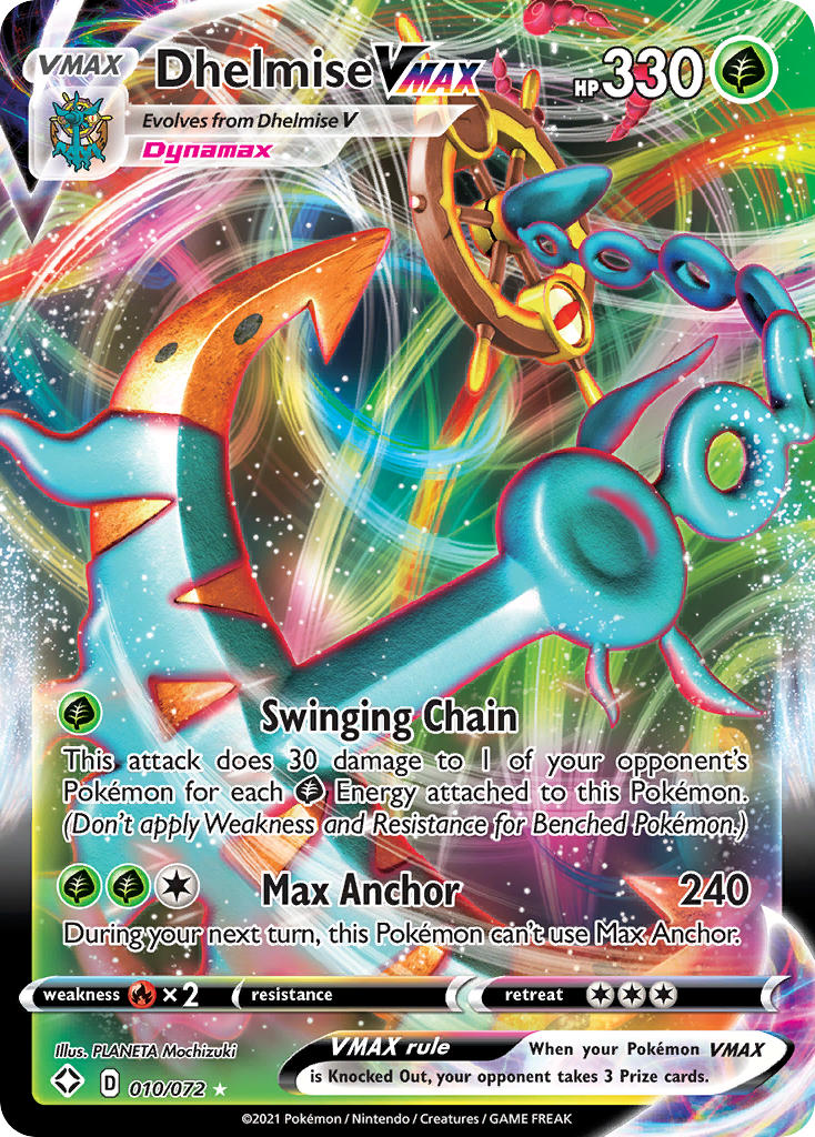 Dhelmise VMAX (010/072) [Sword & Shield: Shining Fates] | Exor Games Truro