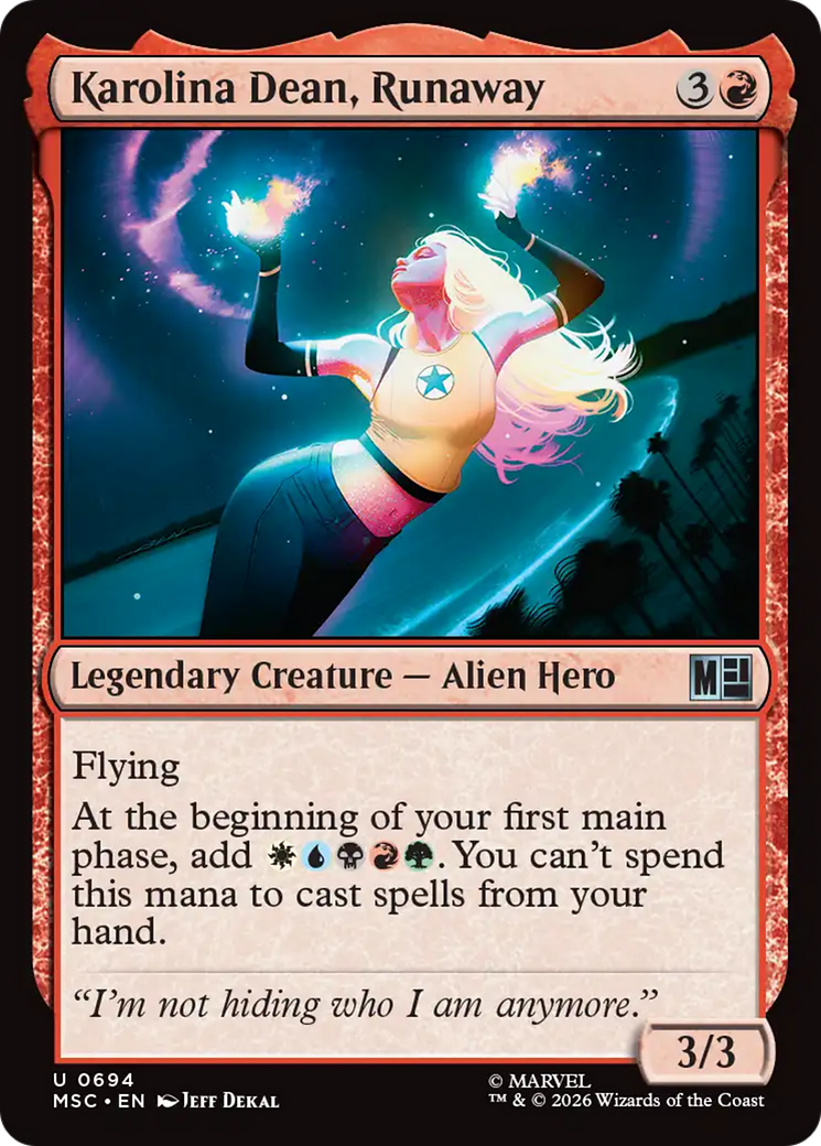 Karolina Dean, Runaway [Marvel Super Heroes Commander] | Exor Games Truro