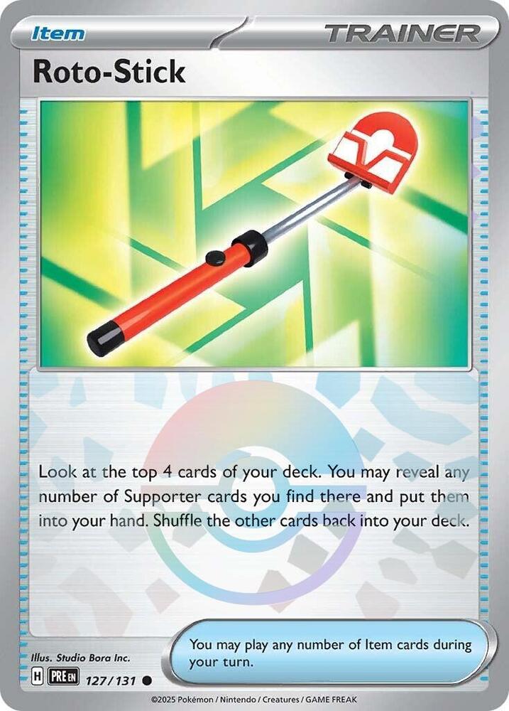 Roto-Stick (127/131) (Poke Ball Pattern) [Scarlet & Violet: Prismatic Evolutions] | Exor Games Truro
