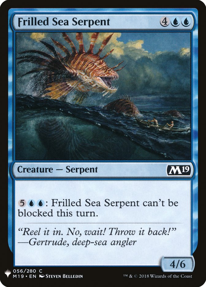 Frilled Sea Serpent [Mystery Booster] | Exor Games Truro