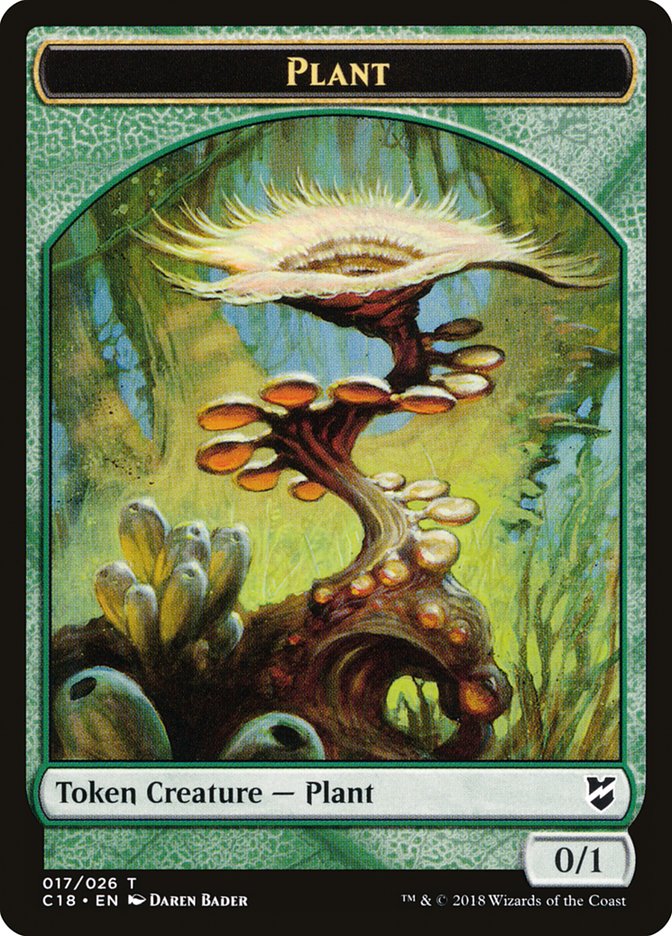 Plant Token [Commander 2018 Tokens] | Exor Games Truro